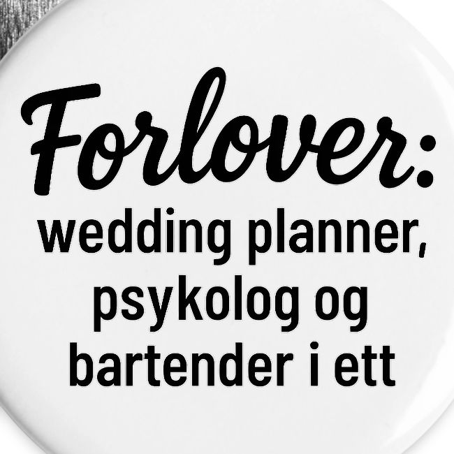 Forlover - Wedding Planner, psykolog og bartender