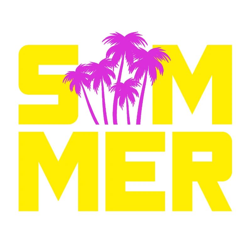 Sommer Palmen Sonne Urlaub Camping Strand Freizeit