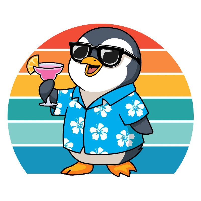 Retro Pinguine Sonnenbrille Cooler Pinguin