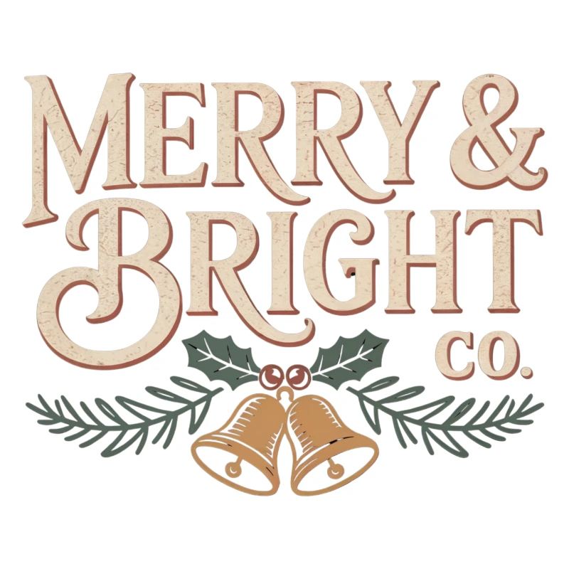 Merry & Bright Co. – Design de Noël classique