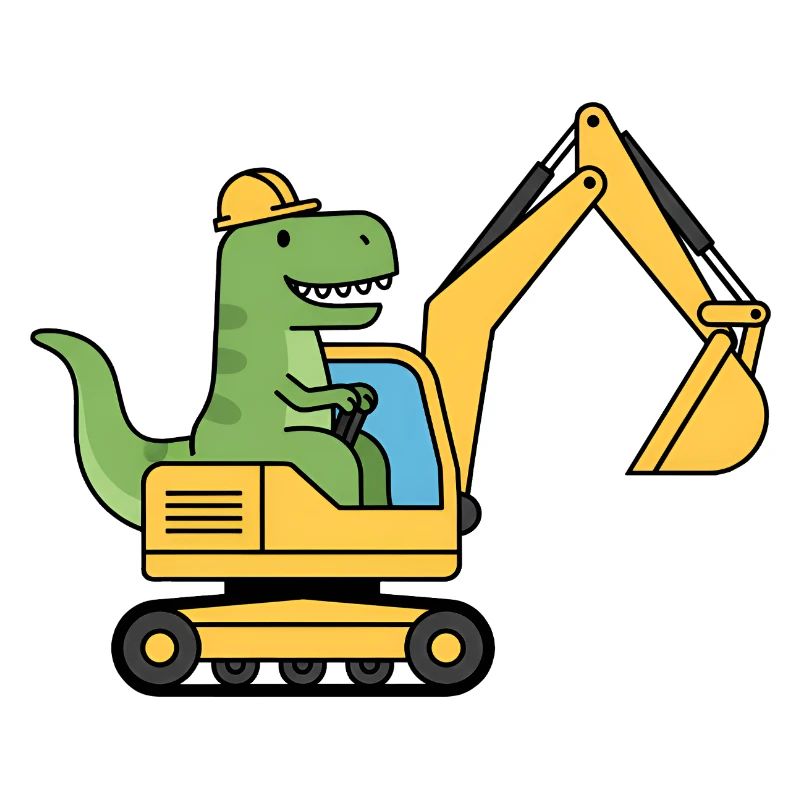 Dino Bagger Dinosaurier