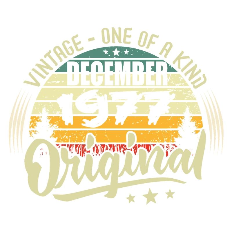 Décembre 1977 - Vintage Authentique December 1977 