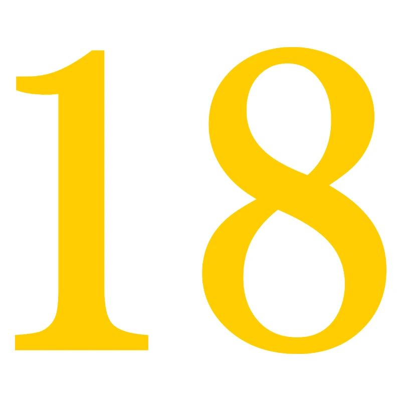 18. 18 YEARS OLD. 18th ANNIVERSARY. 18 BIRTHDAY.