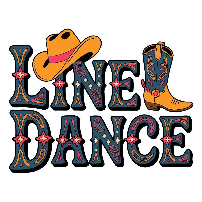 Line Dance Western Pattern