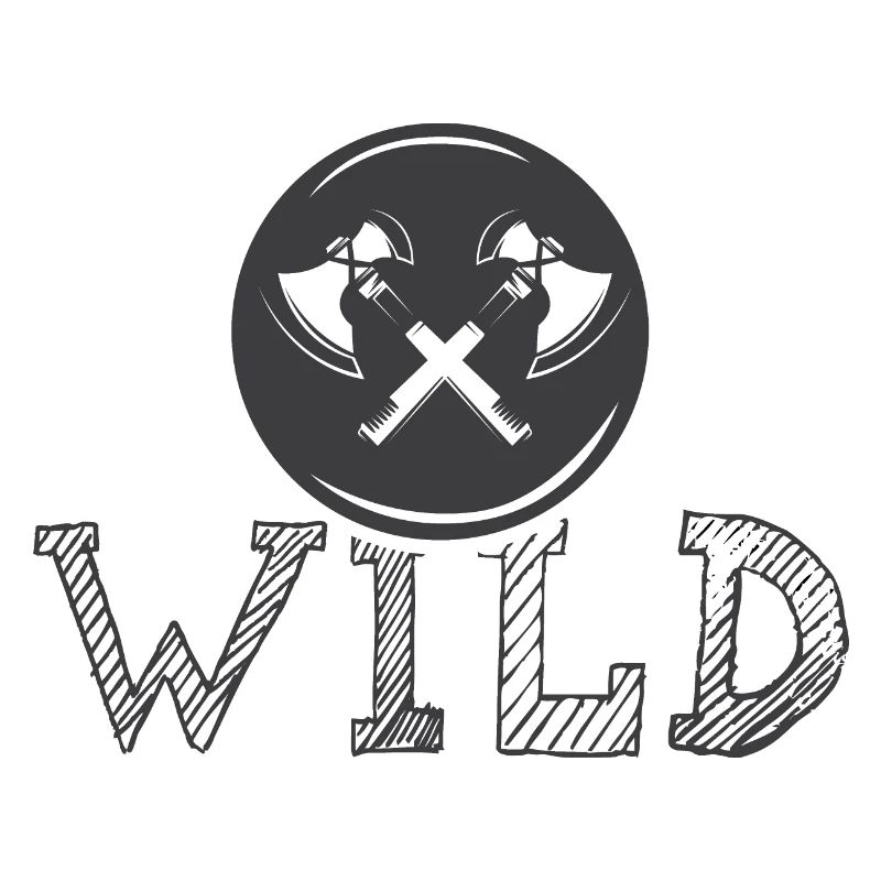 Wild Axe Tool Icon Logo icon Graphic Emblem
