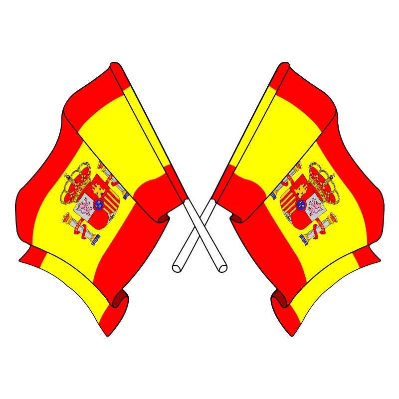 Two flags Spain