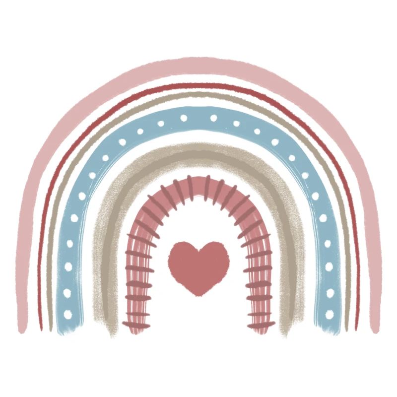 Regenbogen Boho