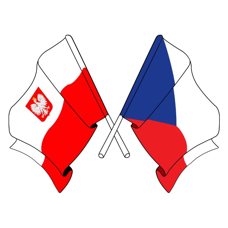 Drapeau Pologne, République tchèque