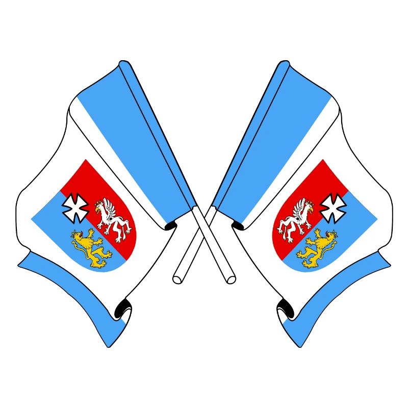 Two flags Subcarpathia