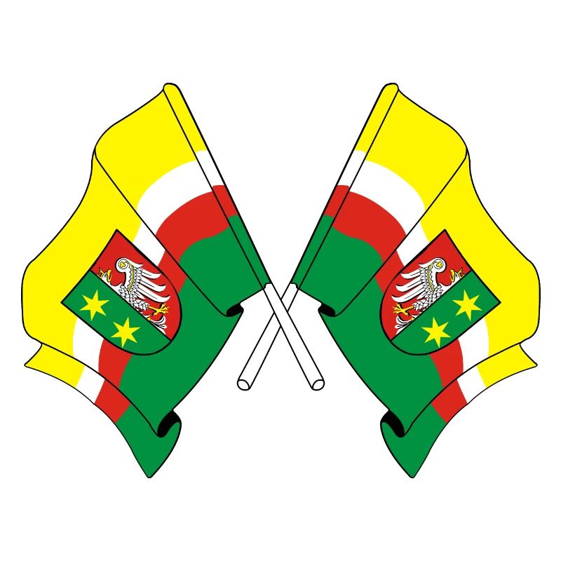 Two flags Lubusz