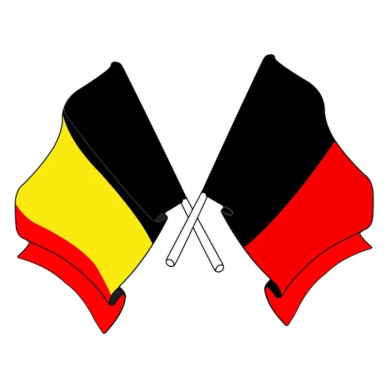 Drapeau de la Belgique et drapeau de Namur