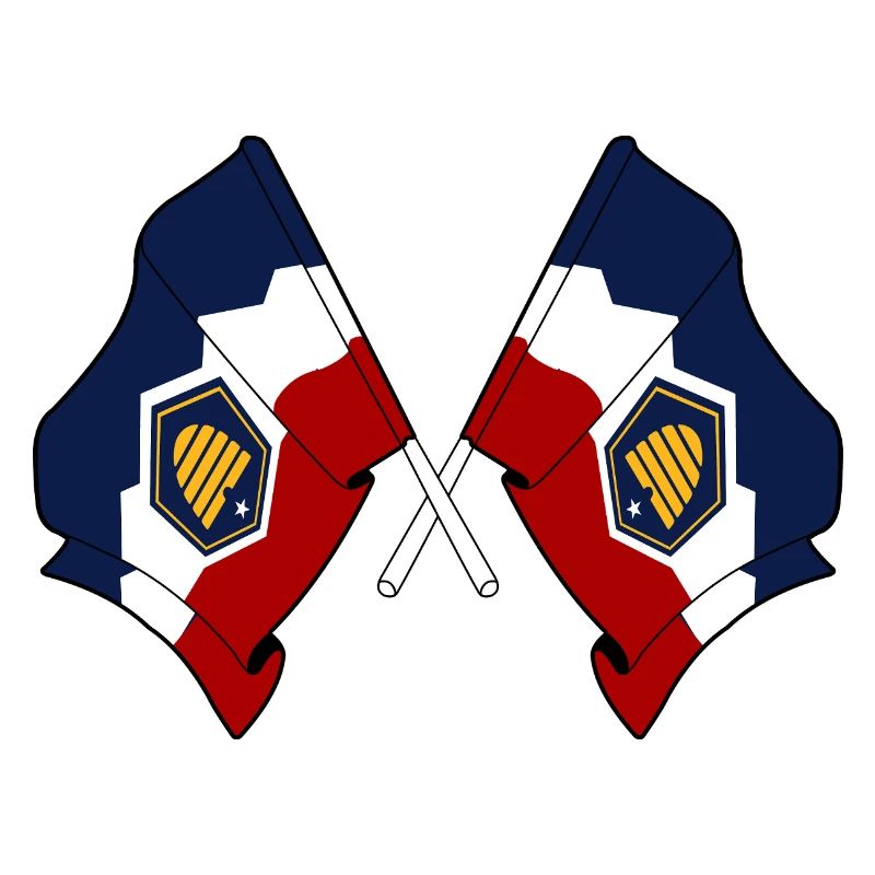 Deux drapeaux traversent l’Utah