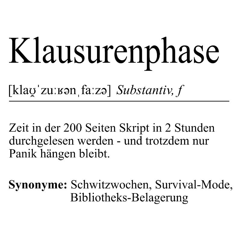Unispruch « Phase d’examen » Cadeau, étudiants