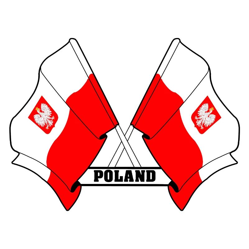 Les drapeaux de la Pologne