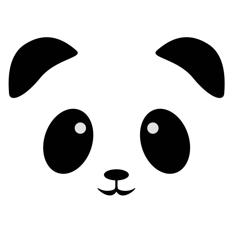 Visage de panda
