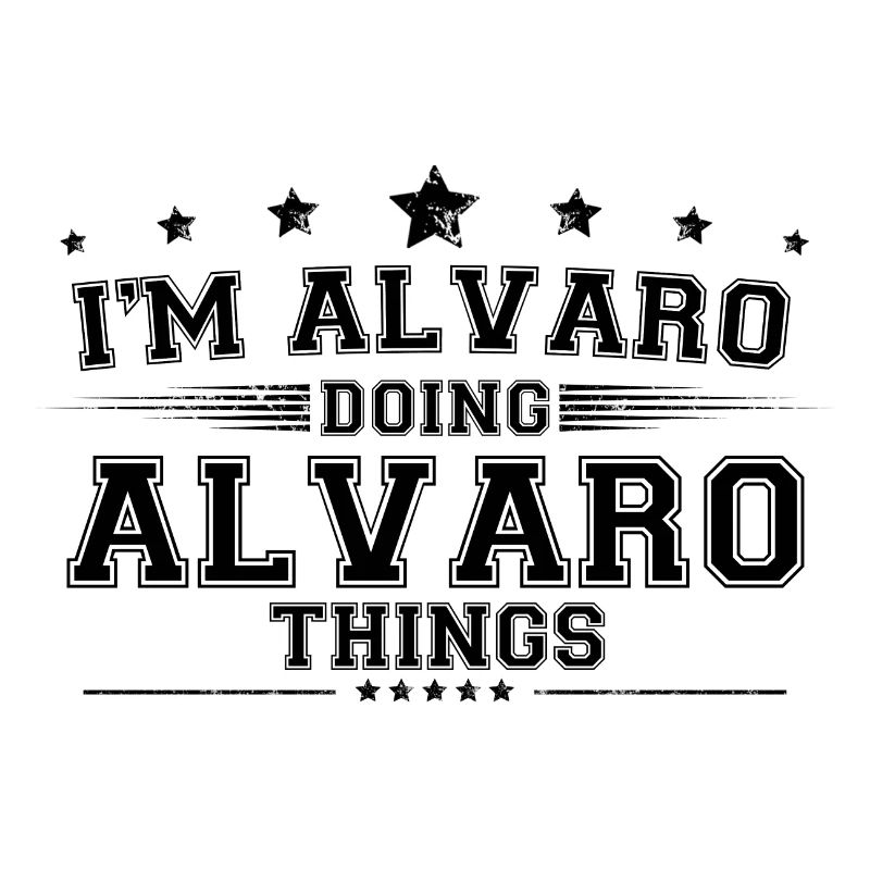 i’m Alvaro doing Alvaro things