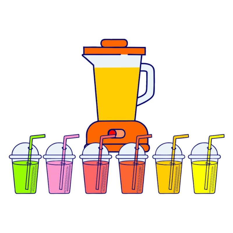 Blender and smoothie