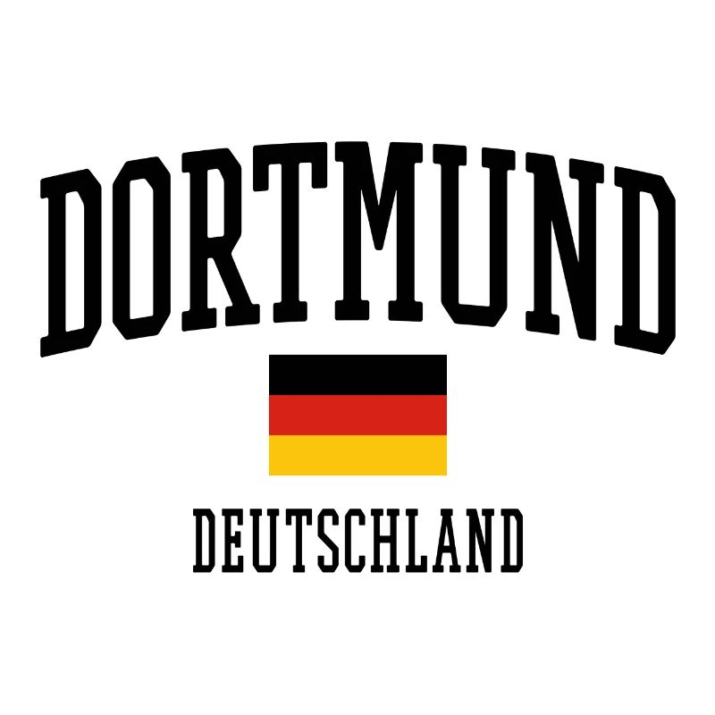 Conception du drapeau de Dortmund Allemagne
