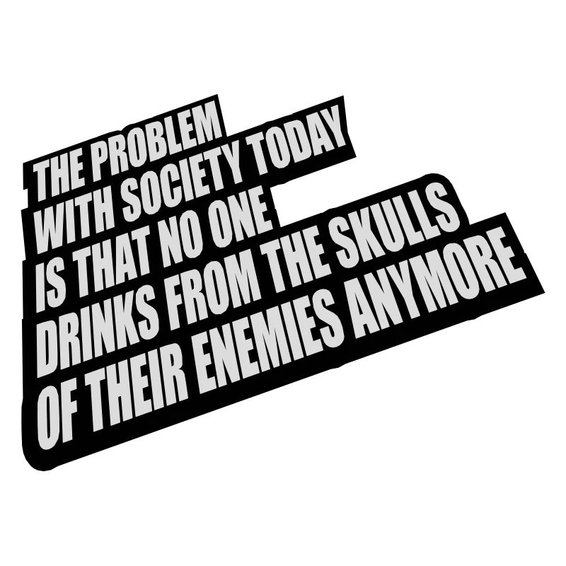 drinks from enemies skulls