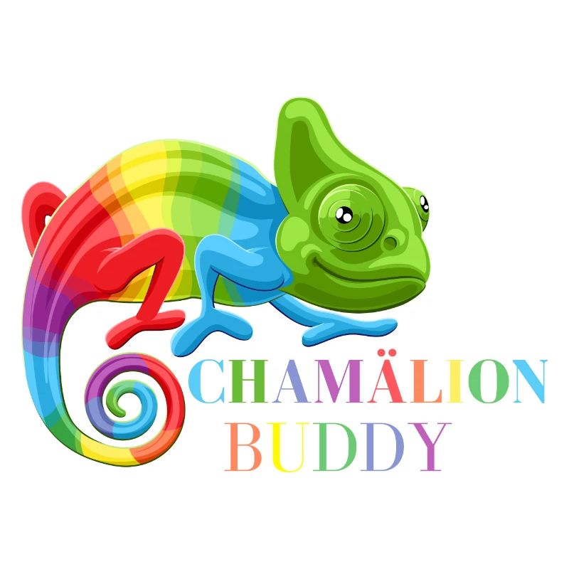 Chamäleon, bunte Chamäleon-Eidechsen