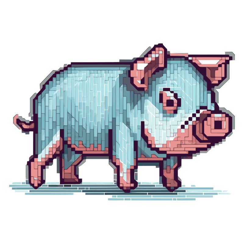 Une excellente facture de maison en look pixel 8 bits