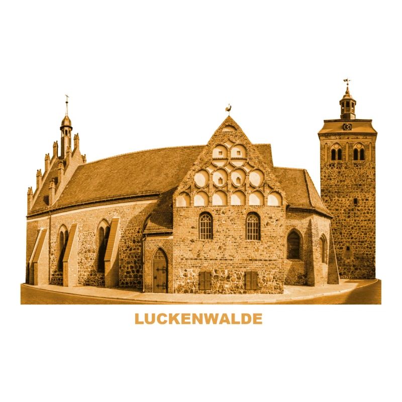 Luckenwalde Marktturm Kirche Fläming Brandenburg