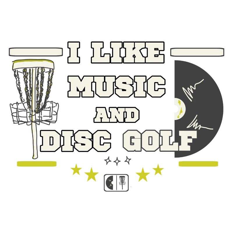 Ich mag Musik und Disc Golf