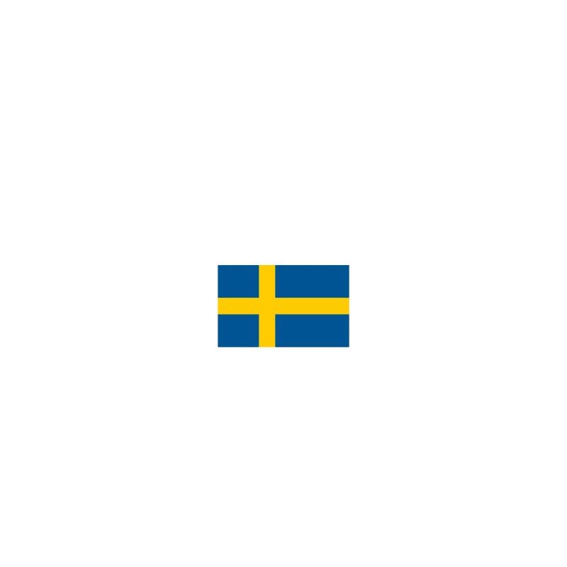 Västeras - Suède - Sverige - Coordonnées du drapeau