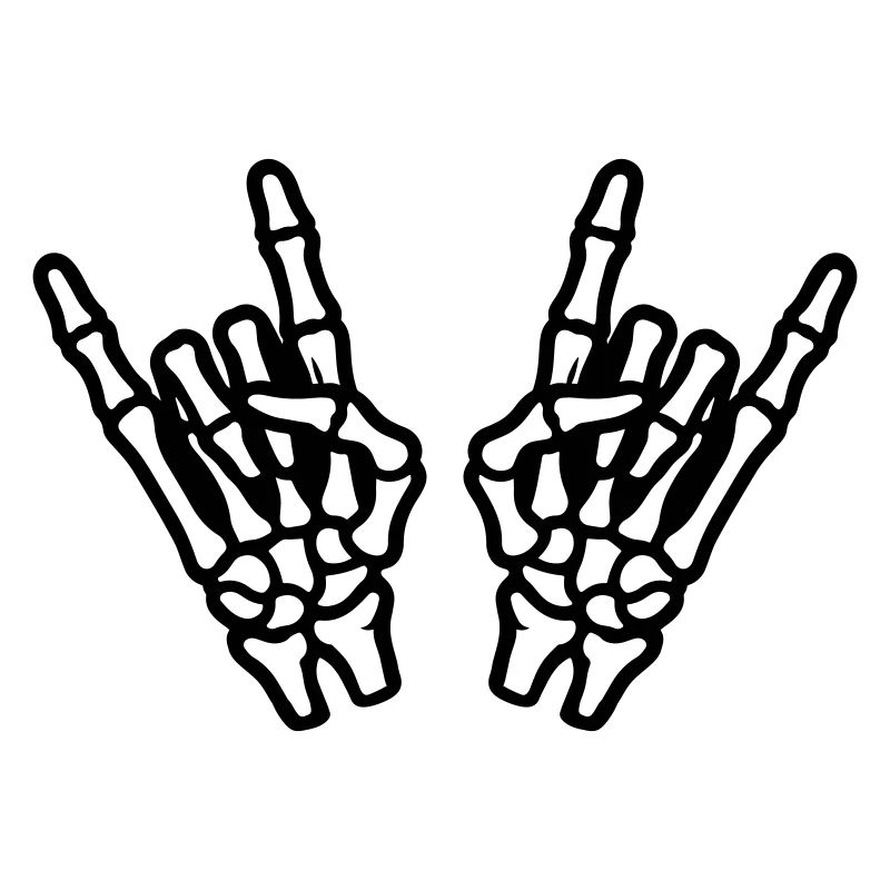 Hand Party Skeleton