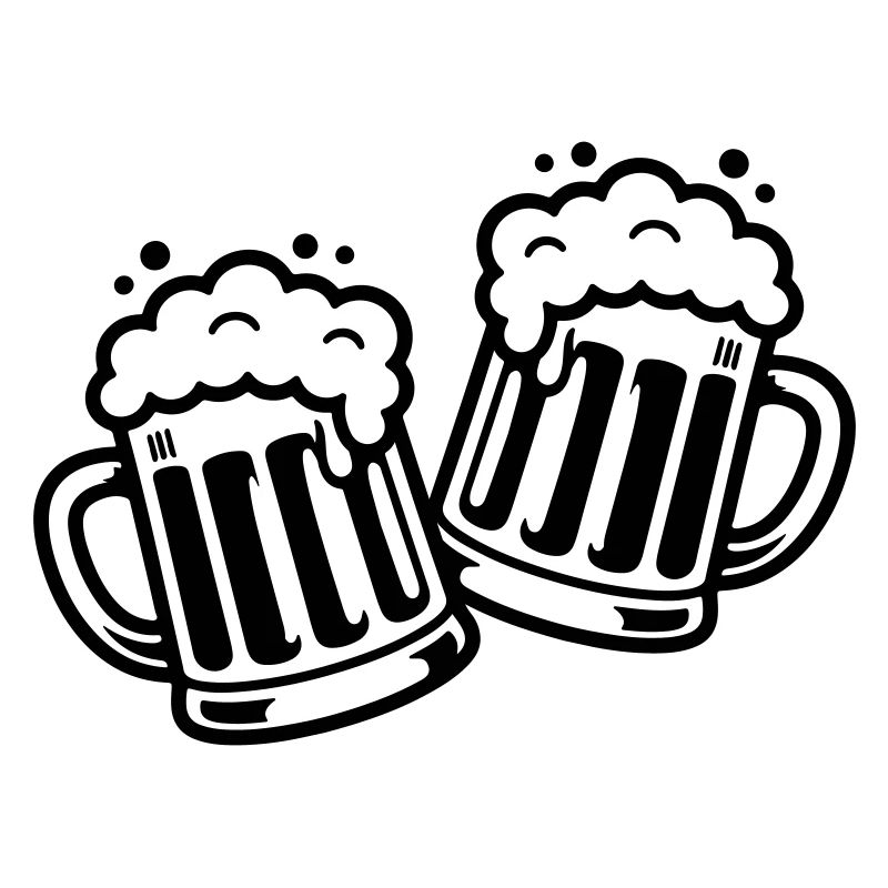 Bierkrug Prost Comic Bier