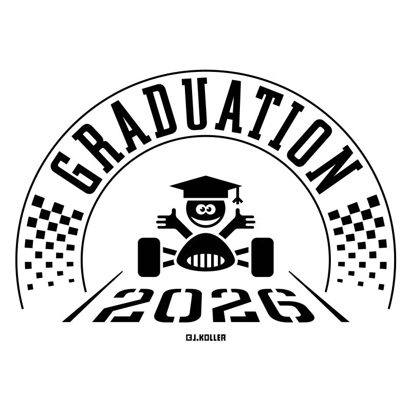 Graduation 2026 - School Is Out - Finish Line - B