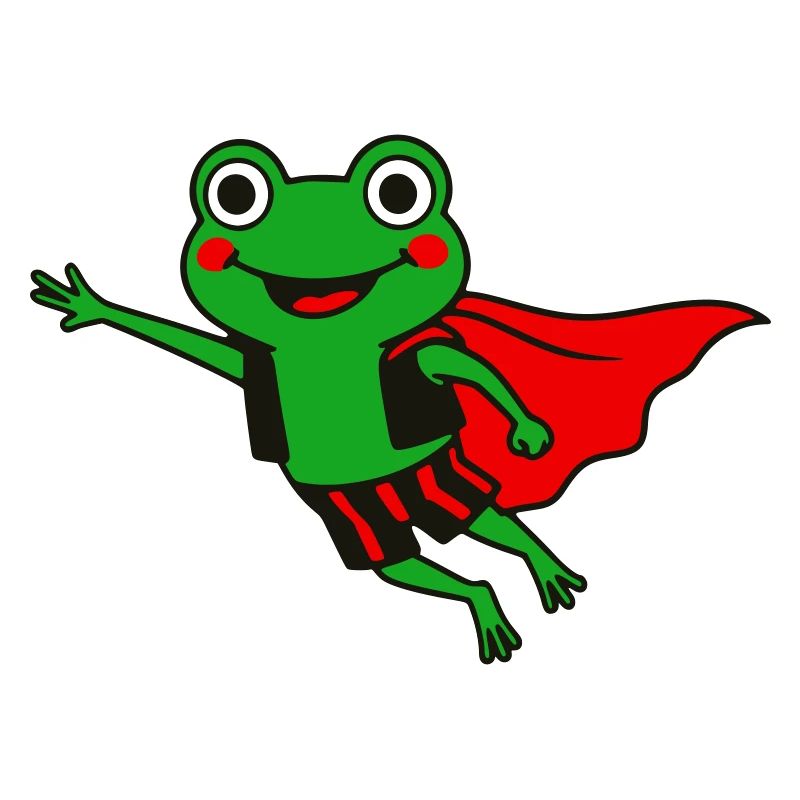Froschheld im Cape
