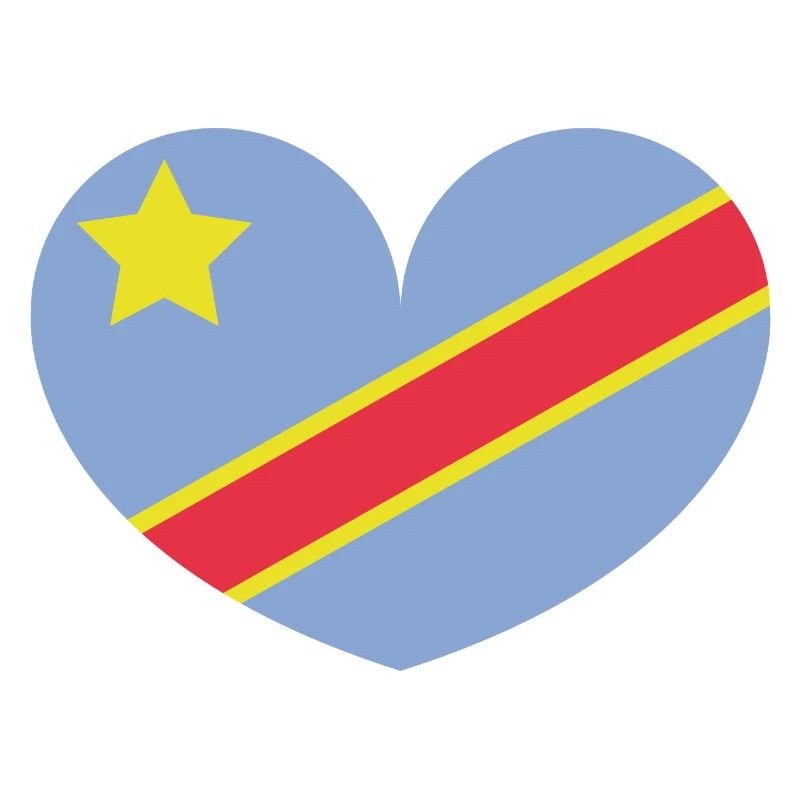 Drapeau du cœur du Congo
