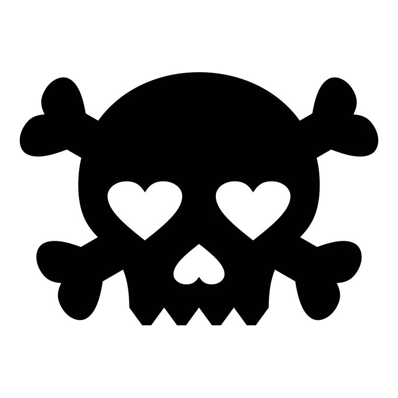 heart skull