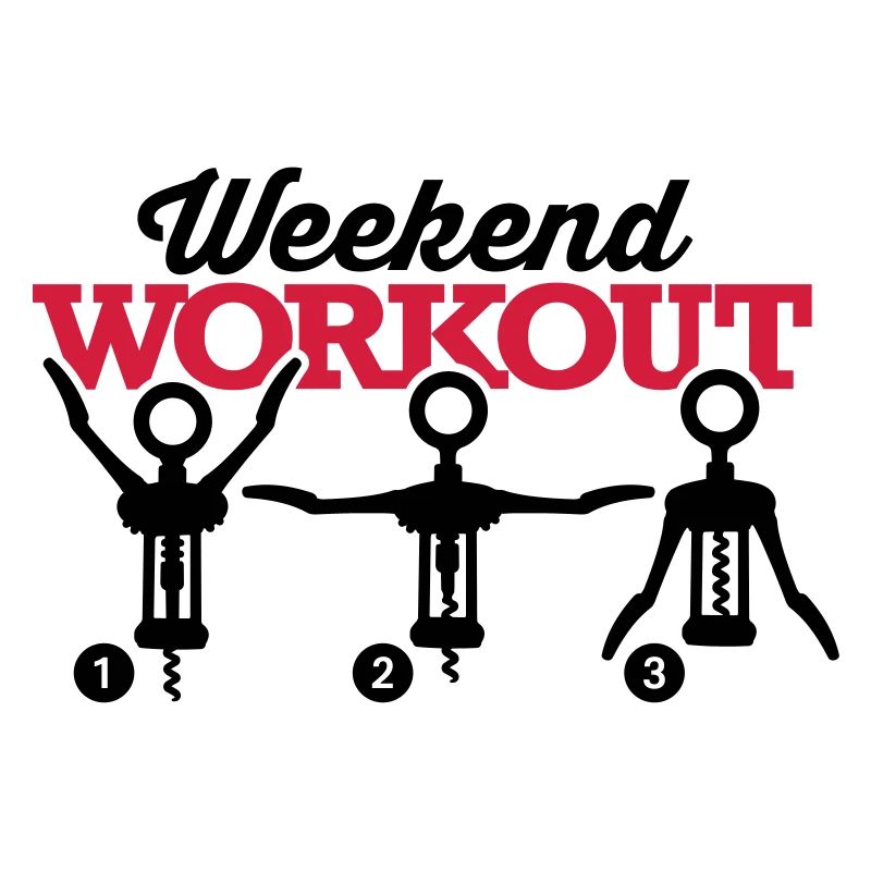 Weekend workout corkscrew