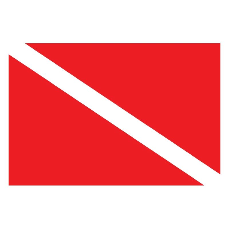 PLONGEUR PLONGEUR VERS LE BAS DRAPEAU