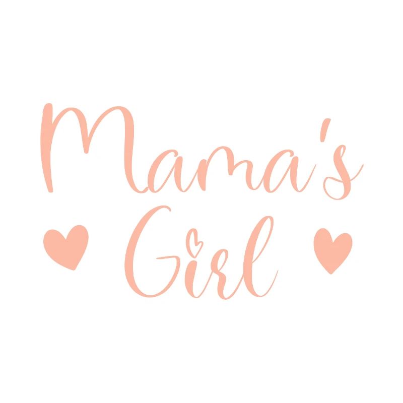 Fille de Maman Script Rose