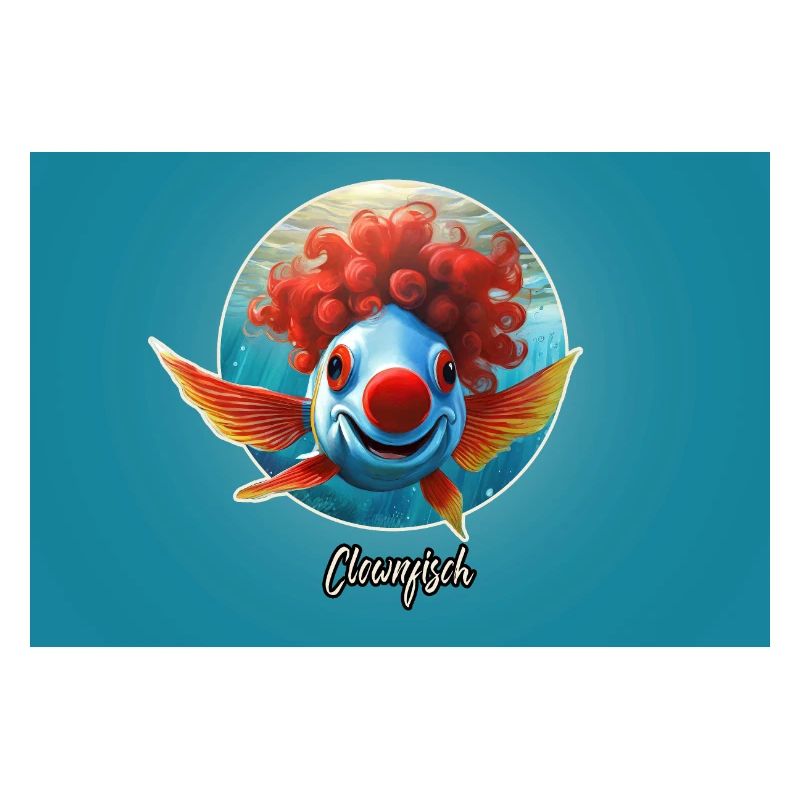 Pun ambiguous german expression - Clownfisch