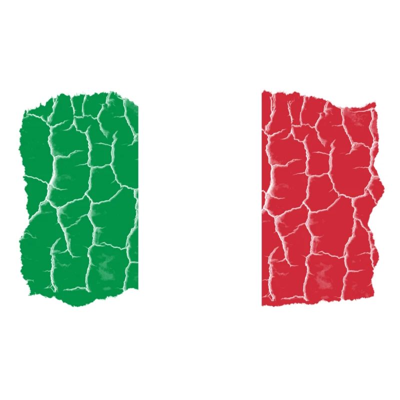 Conception du drapeau de l’Italie Style grunge