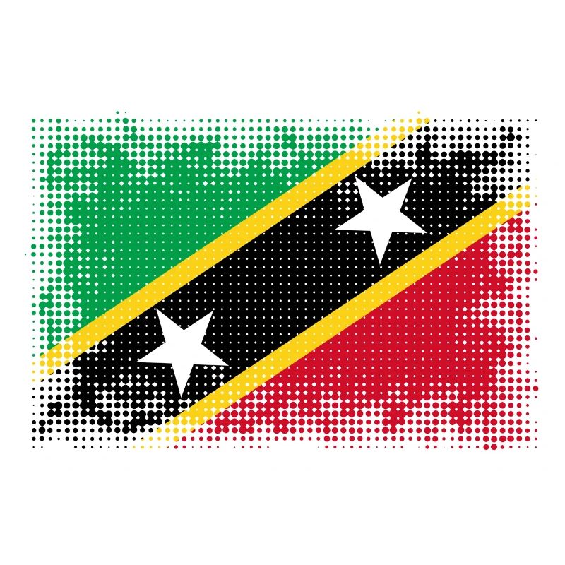 Drapeau Pays Saint-Kitts-et-Nevis