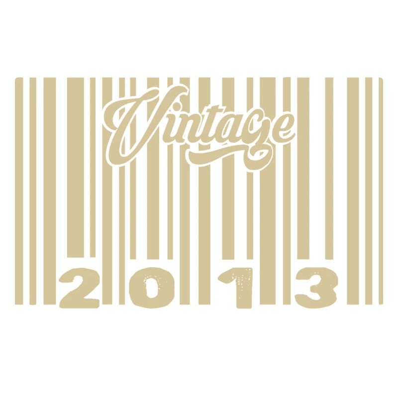 vintage 2013 Barcode 2013: Year 2025.