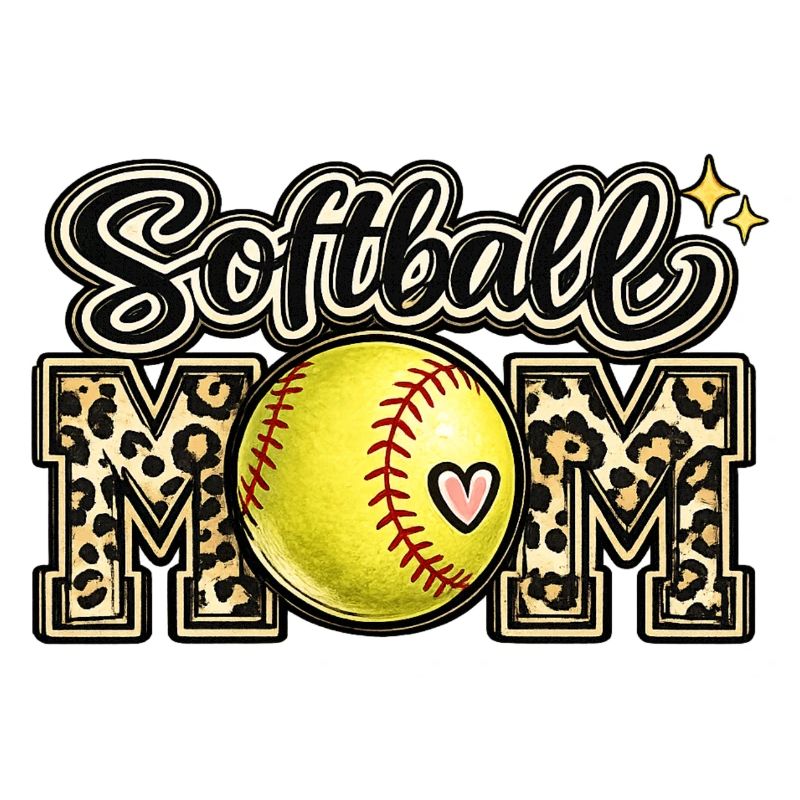 Softball-Mama-Spieltag-Muttertag-Shirt