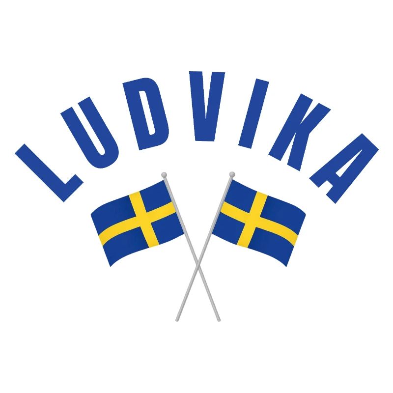 Drapeaux de Ludvika Suède