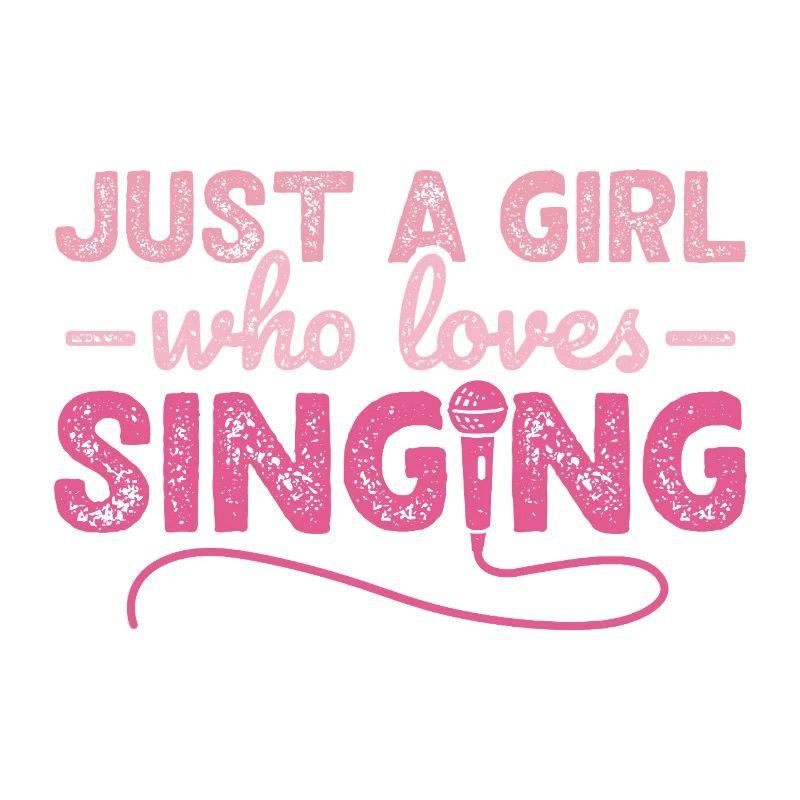 Nur ein Mädchen, das gerne Karaoke-Sängerin singt