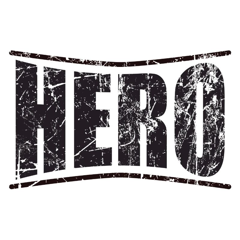 héros héros Held héroe héros texte monochrome