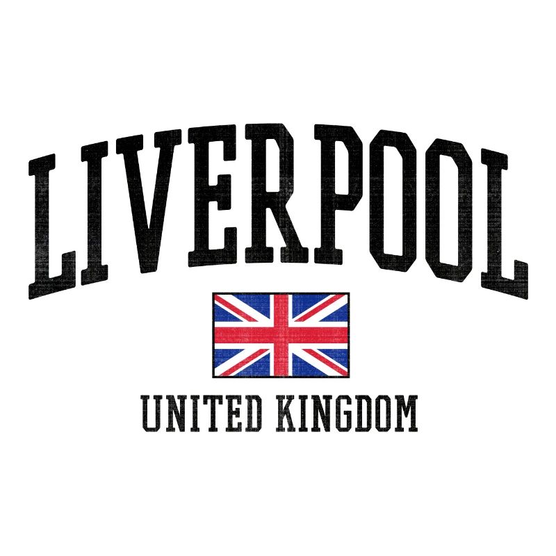 Style du drapeau de Liverpool UK
