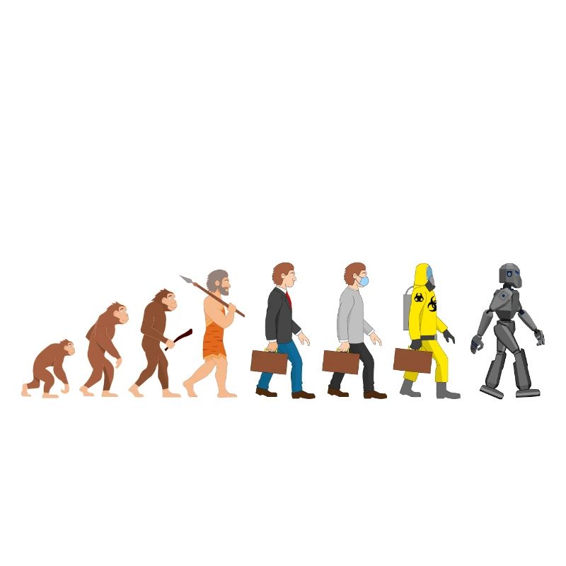 Evolution unsere Zukunft Dunkel