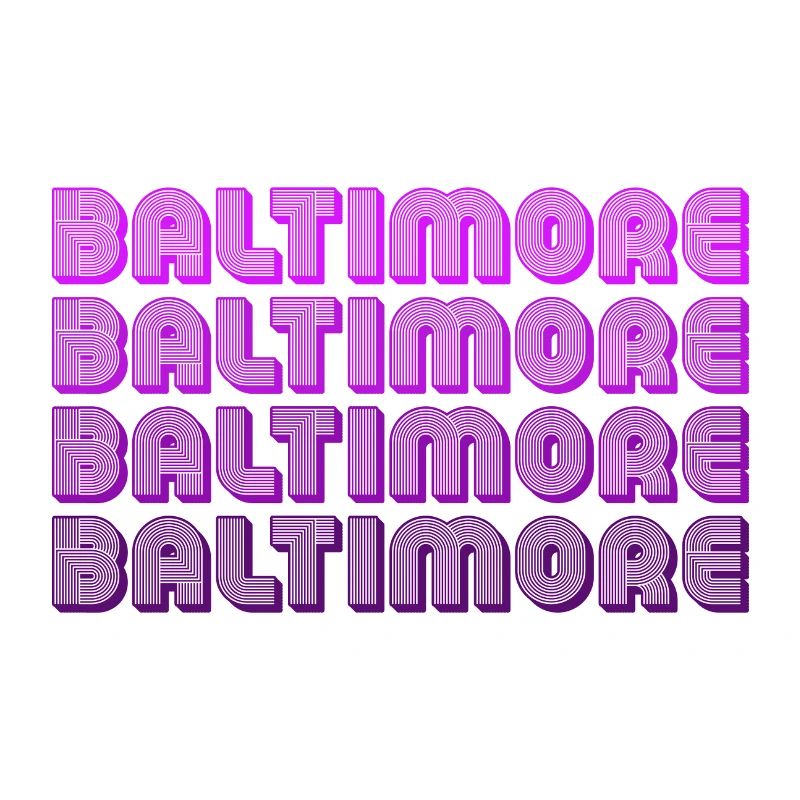 Baltimore Neon Grid
