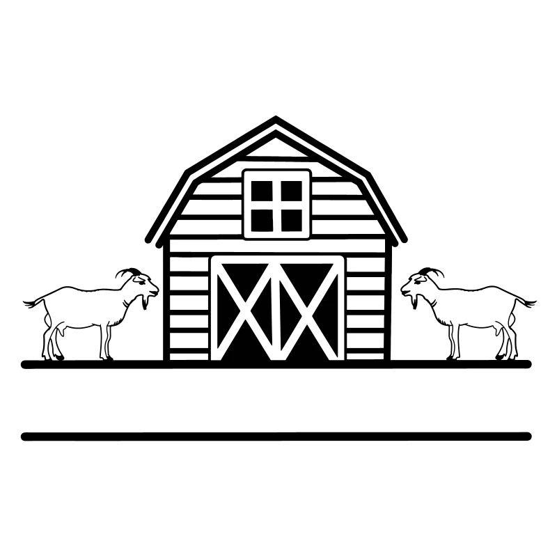 Élevage caprin avec deux chèvres