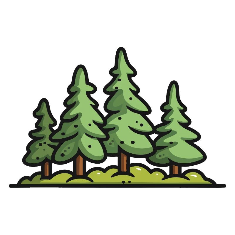 Forest, Trees, Nature